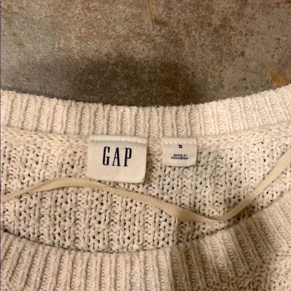 Womens S Gap Creme Sweater - Picture 2 of 3